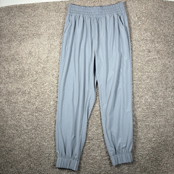 Vuori Pants - Vuori Joggers Womens Large Villa Lightweight Smocked High Waisted Gray